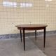 Table à manger ronde extensible en teck vintage