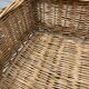 Panier en osier rectangle vintage