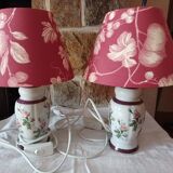 Pair of bedside lamps