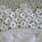 1900 lace children's pillowcase