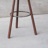 Brutalist mid-century 'Marbella' bar stool (up to 8 available)