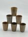 Verres / ceramic goblets / stoneware / Digoin / vintage