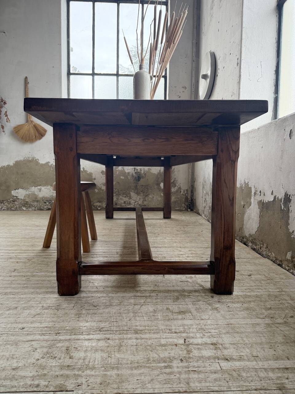 Table de ferme XL en chêne massif