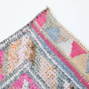 Soft Multicoloe Oushak Runner Rug, 75x397Cm