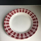 6 plates flat Digoin Sarreguemines