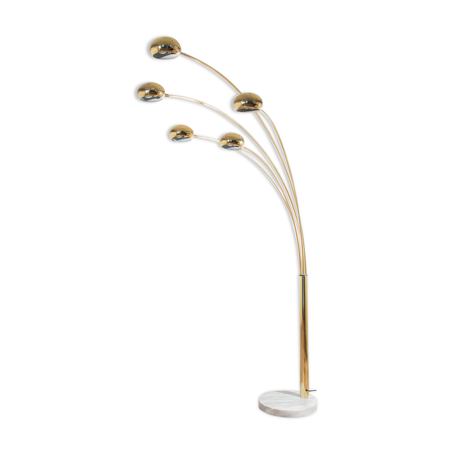 5 arm mid-century italian floor lamp