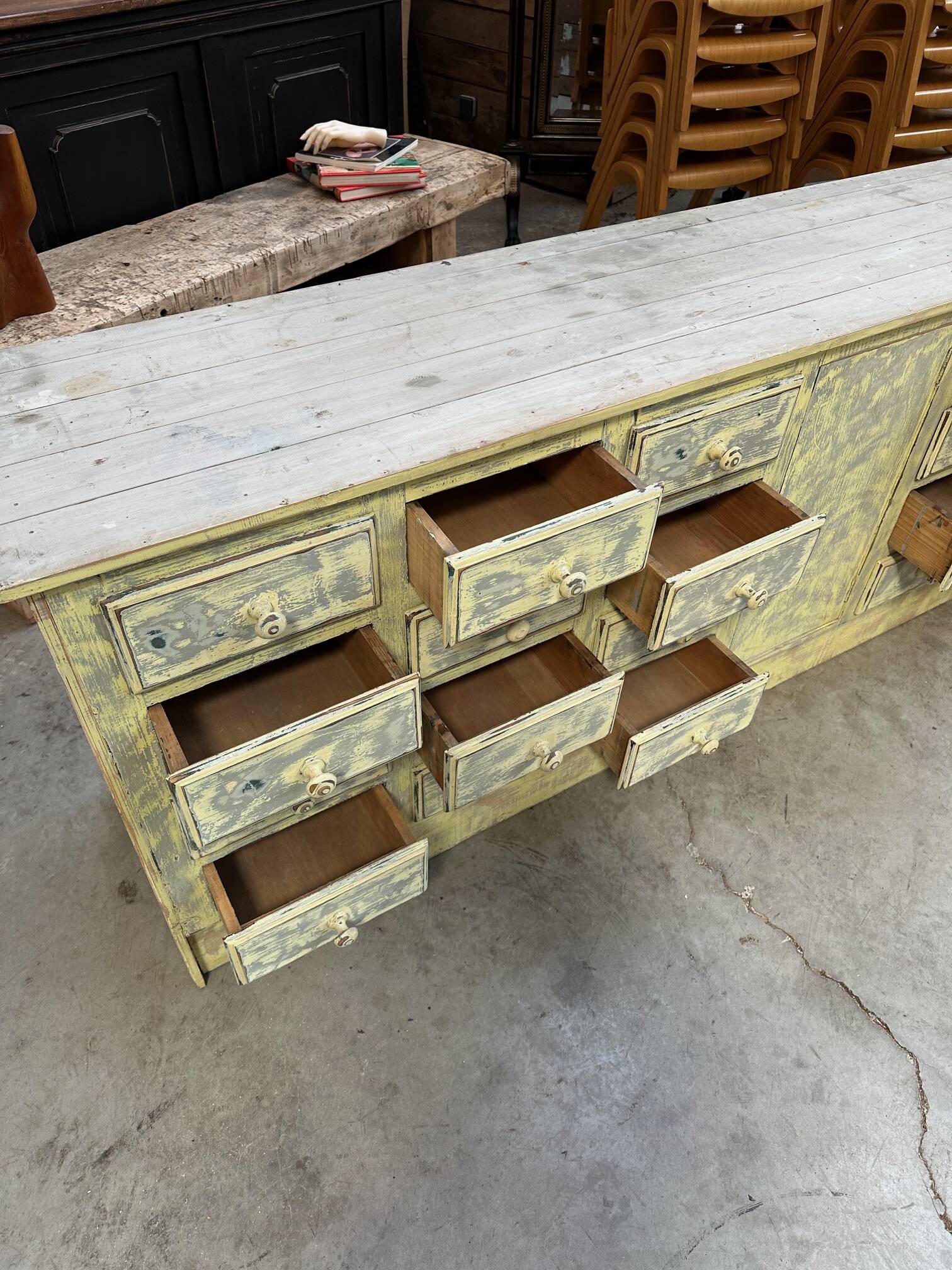 Workshop furniture, early 20th century