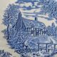 Flat English plates Churchill England