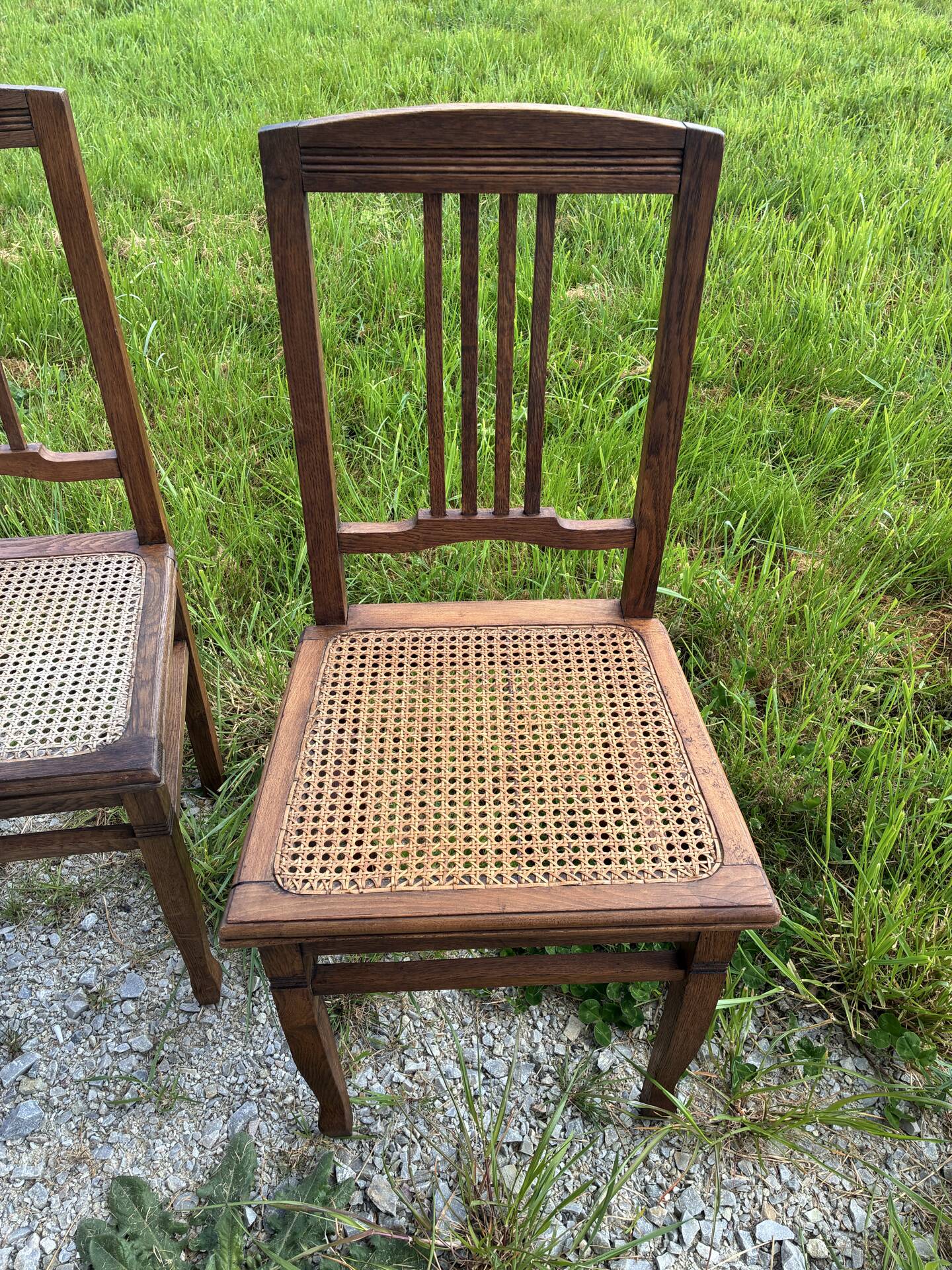 Art Nouveau chair pair