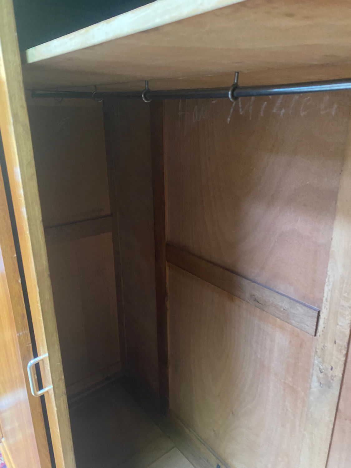 Wardrobe wardrobe two sliding doors 50's