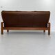 Mid-Century Leather 3-Seater Sofa by .L. Olsen & Søn, Denmark, 1960