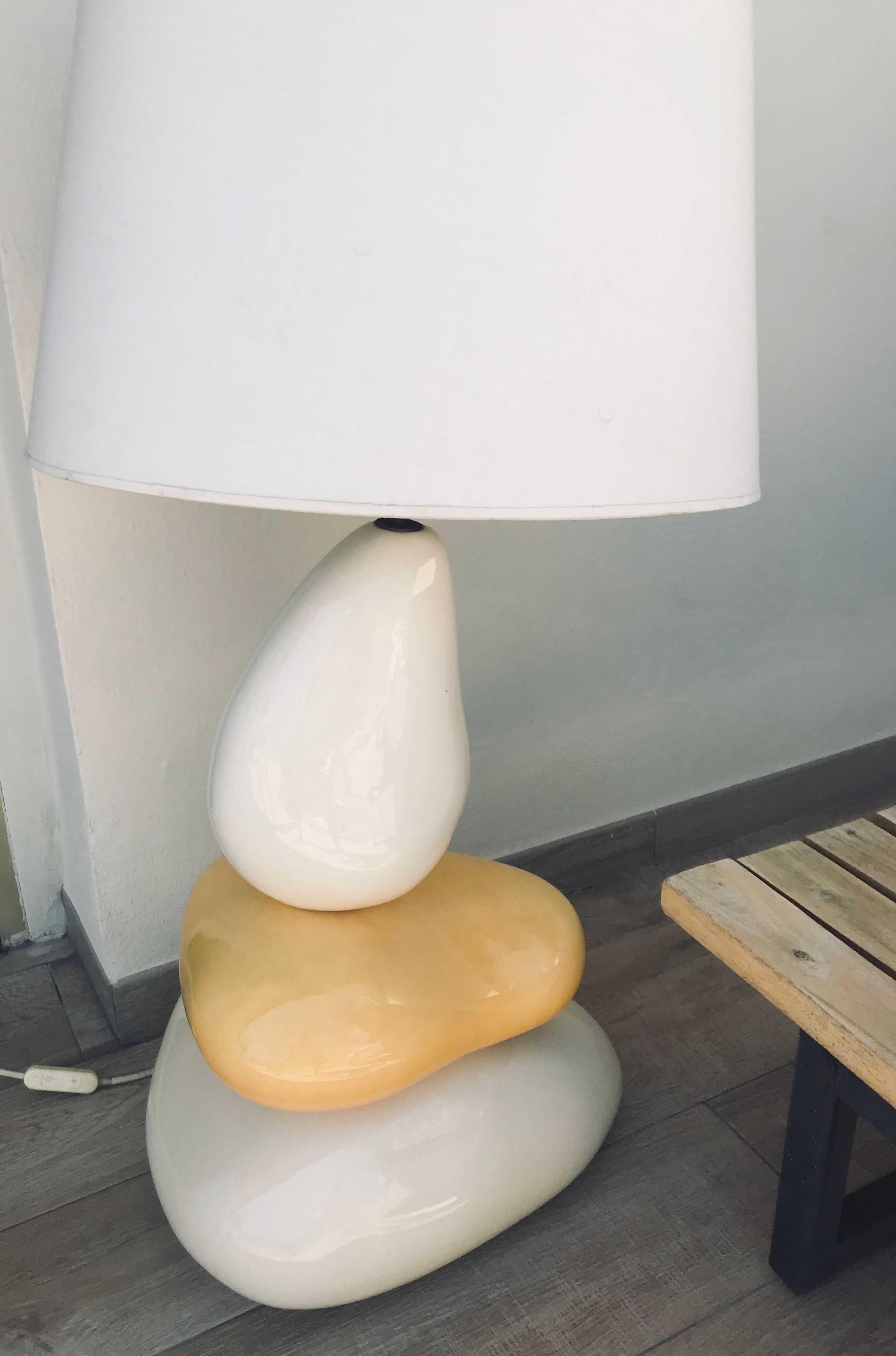 vintage lamp by designer francois chatain 1970s selency