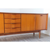 Scandinavian teak row circa 1960
