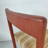 4 Scandinavian teak chairs, Denmark 60s