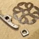 Old 18th 19th century wrought iron door knocker