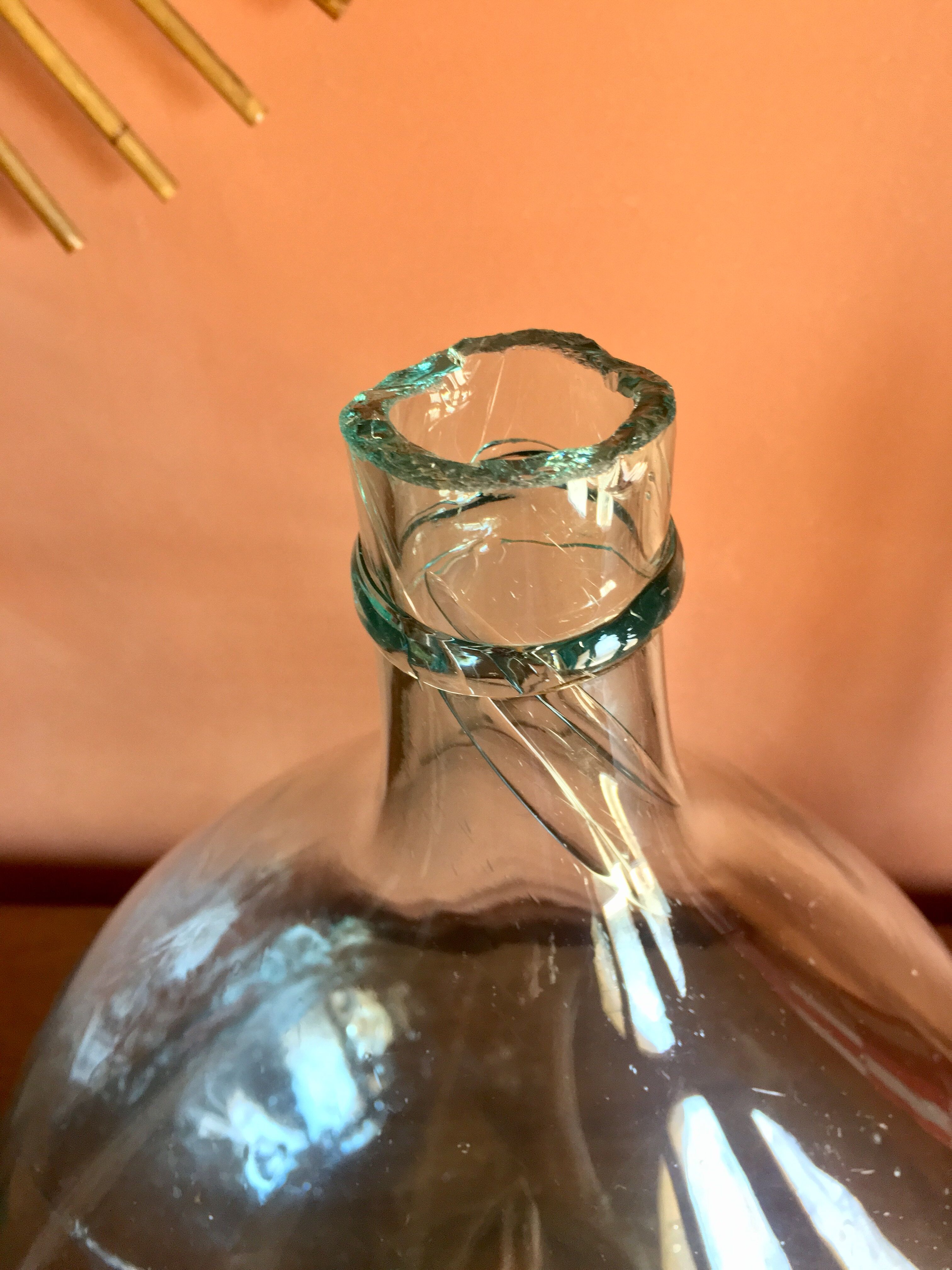 Old demijohn XIX 12 litres blue