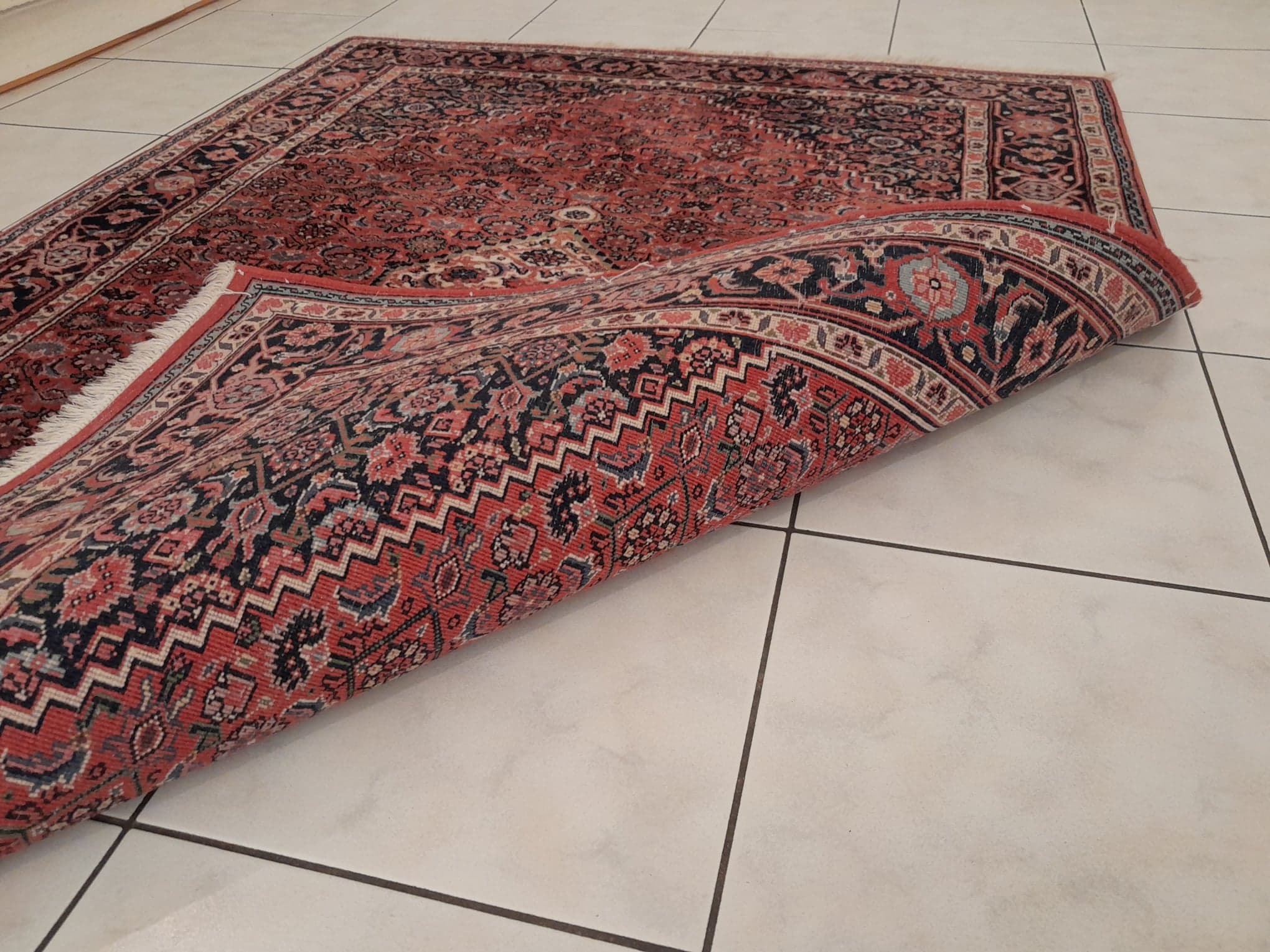 Handmade indo-bidjar rug 183x131cm