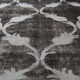 Grey overdyed persian rug traditional handmade persian carpet- 198x285cm