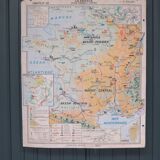 Old school map France/Paris No.48 Hatier edition