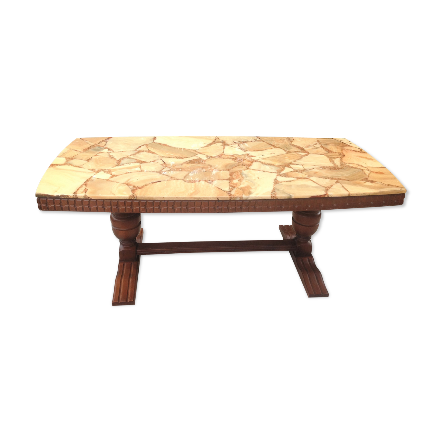 Vintage marble opus coffee table from the 60s-70s