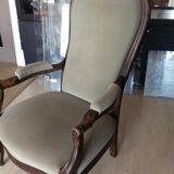 Old voltaire armchair