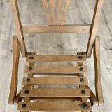 Set of 2 folding chairs for children from the 50s/60s