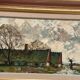 Huile sur toile scandinave – « Campagne » par Holmult