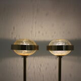 Ensemble de lampadaires space age Kamenický Šenov 1970s