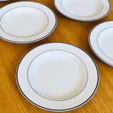 Hollow plates in Italian porcelain Tognana