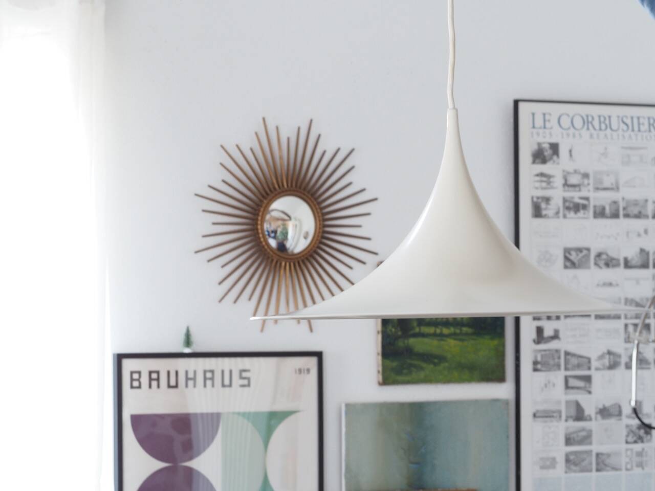 Pair of pendant lights model Semi by BONDERUP and THORUP