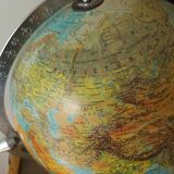 Luminous globe , Denmark , globe scan