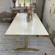 Brass table 1970 Italian lacquer