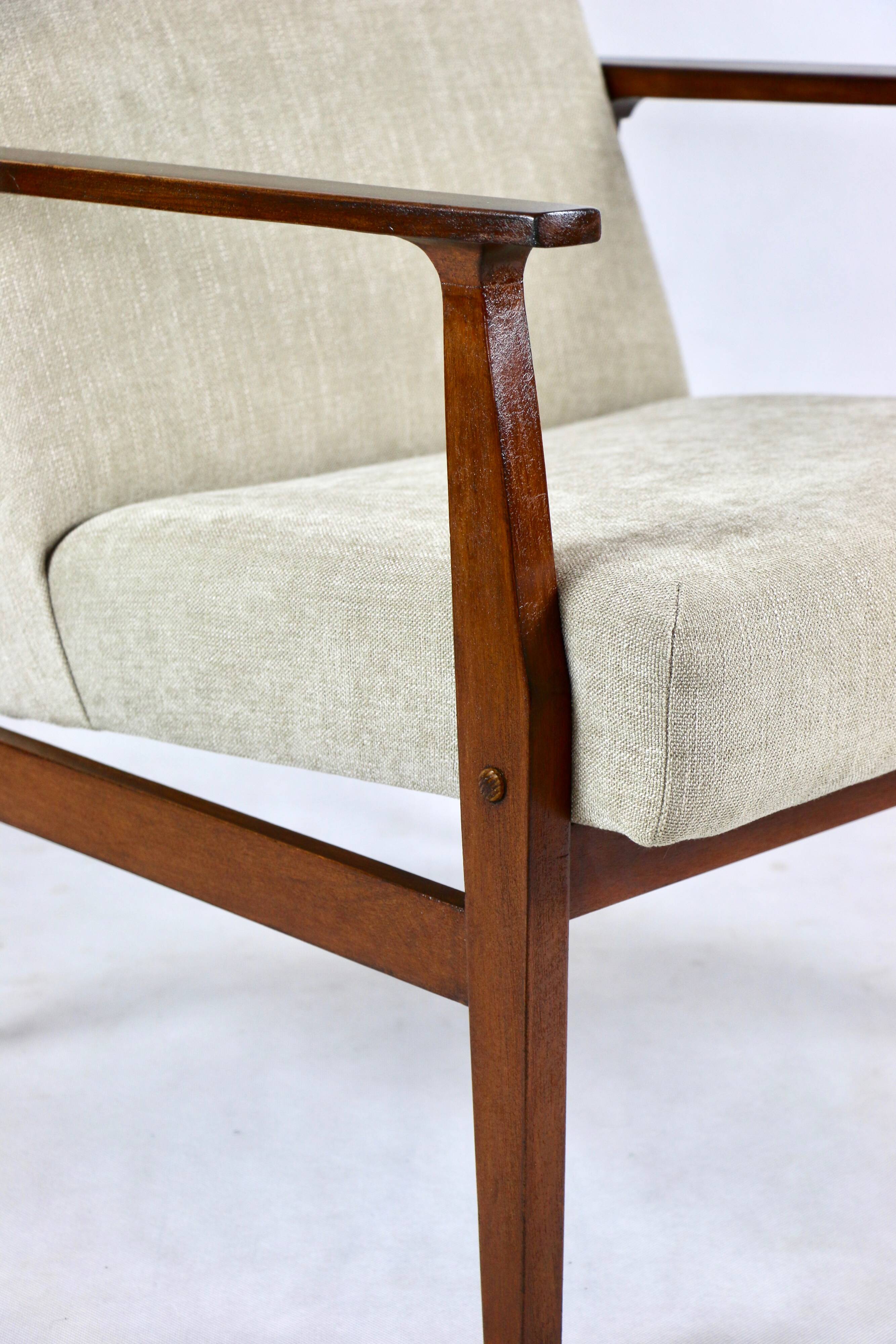 Vintage Beige Club Armchair, 1970s