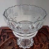 Chiseled crystal empty pocket cup