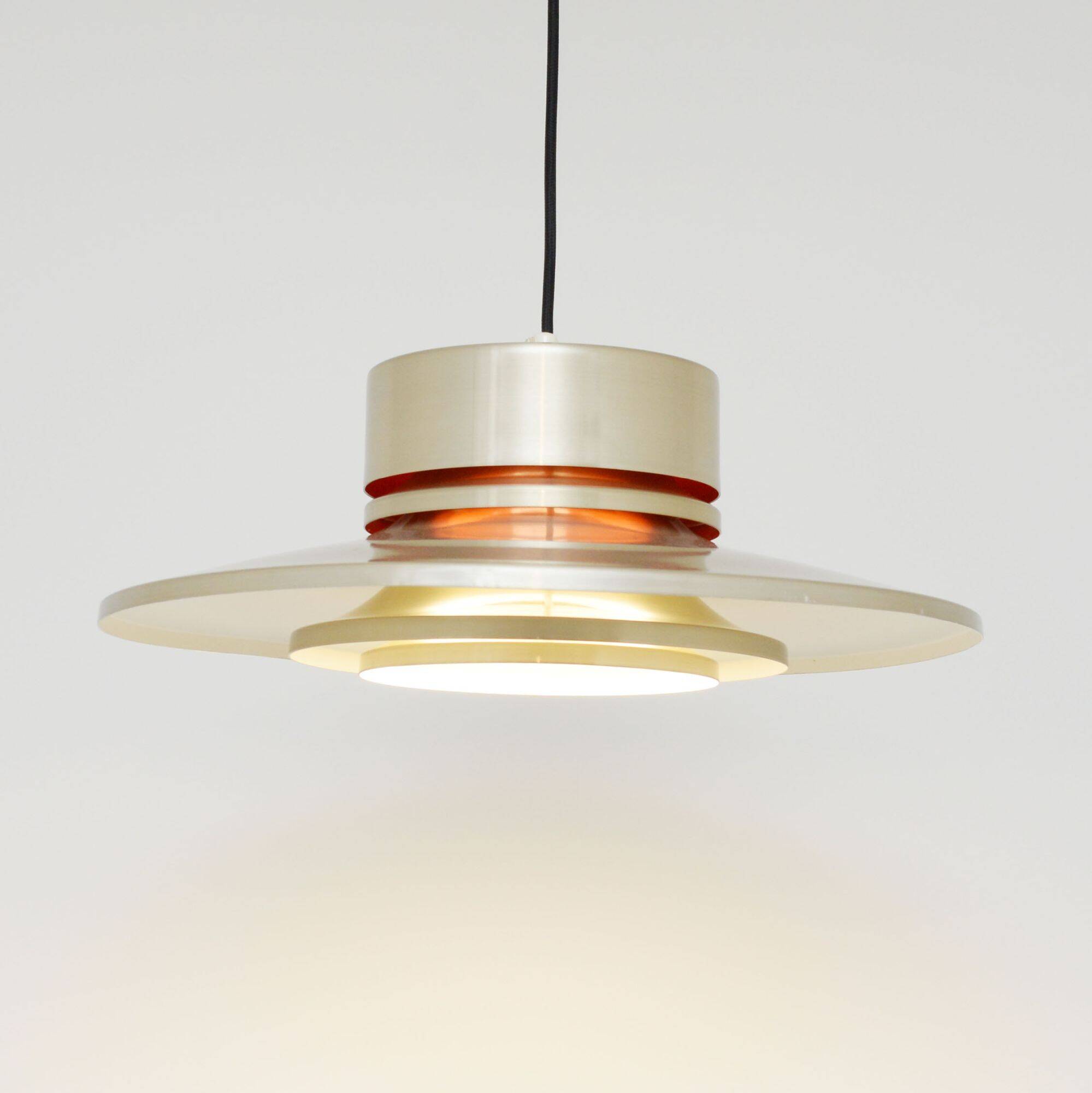 Lampe de style spatial, conçue par Carl Thore, Suède, années 1960