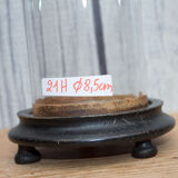 Ancient round glass globe 21 cm