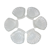 Service 6 ramequins vintage en forme de coquilles Saint-Jacques