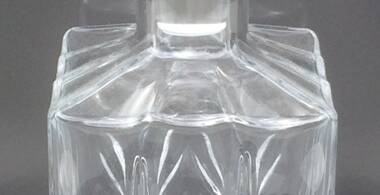 Val Saint Lambert style carafe. Vintage. New