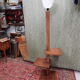 Lampadaire a tablette en palissandre epoque art deco