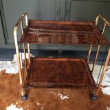 Folding rolling trolley