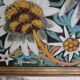 Huile sur toile "fleurs de porcelaine"