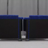 Pair of velvet armchairs, 1970