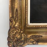 Portrait of an old man, oil on canvas signed