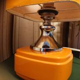 Orange bedside lamp year 70