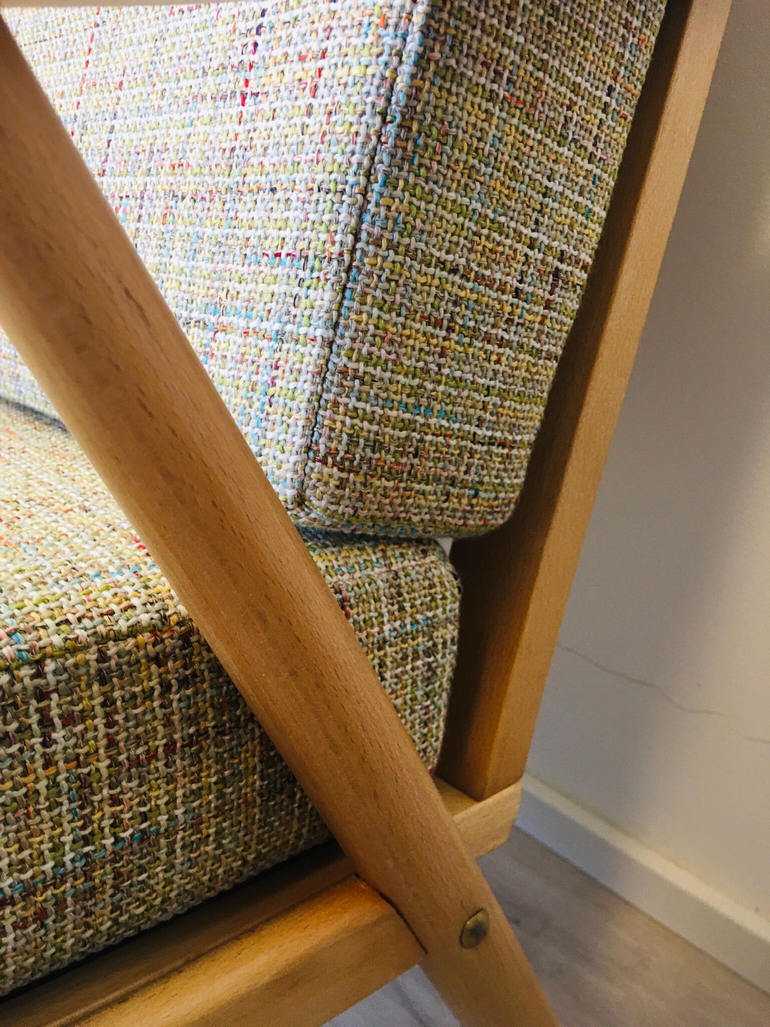 Beige Boomerang Armchair, TON, 1960s