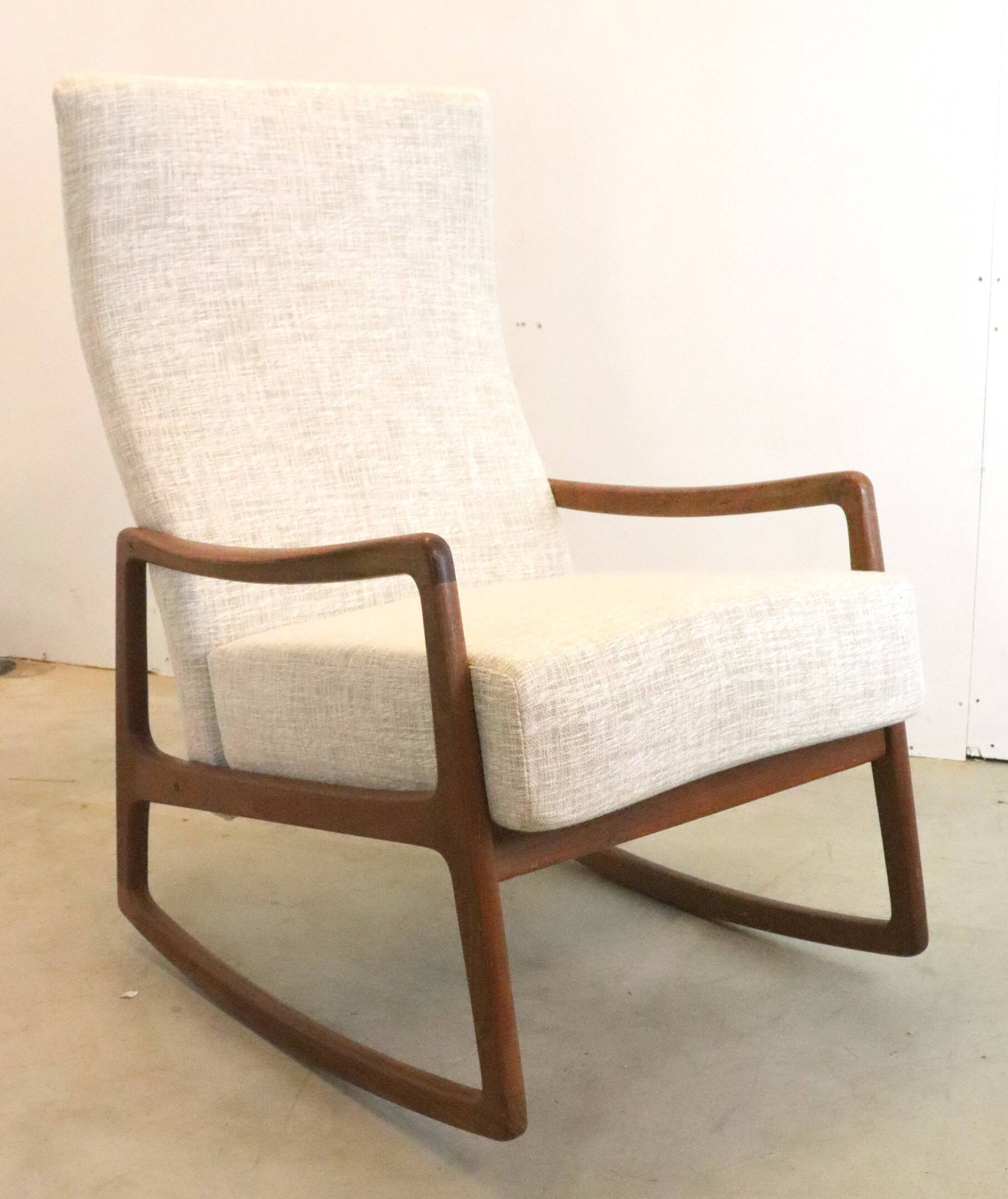Ole Wanscher pour France & Son rocking chair 'Ulfborg' vintage