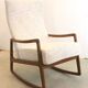 Ole Wanscher pour France & Son rocking chair 'Ulfborg' vintage
