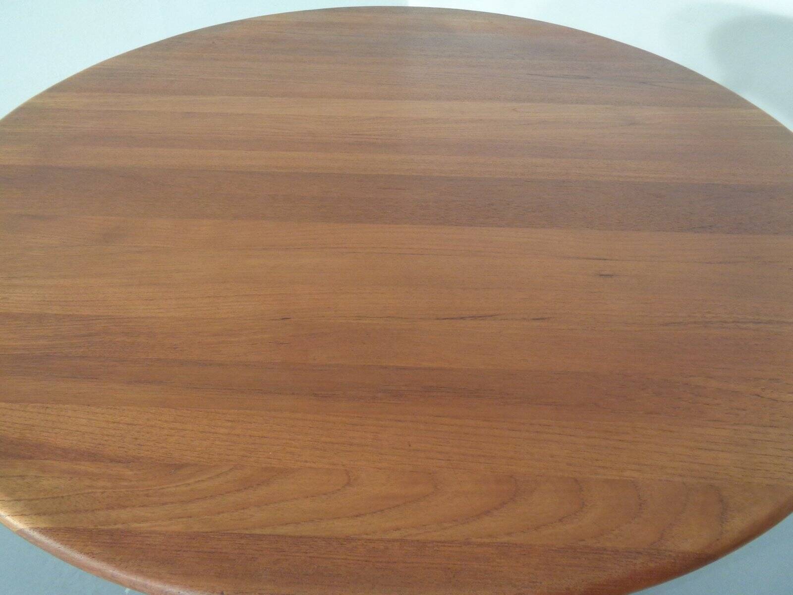 Danish Solid Teak Coffee Table from A/S Mikael Laursen, 1960s