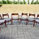 Set of 5 teak chairs by eric buch 1960