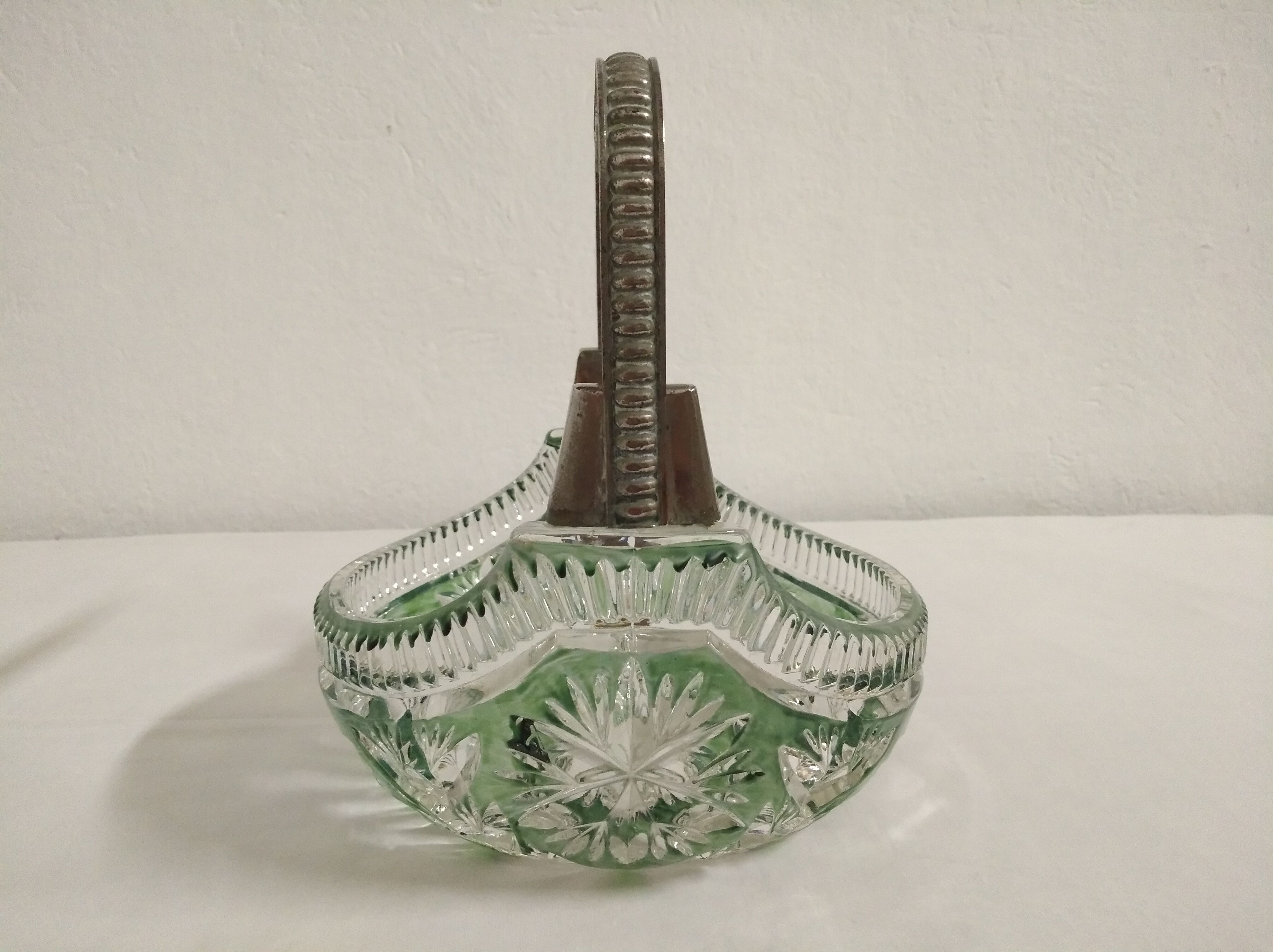 Panière Empty cut glass pockets